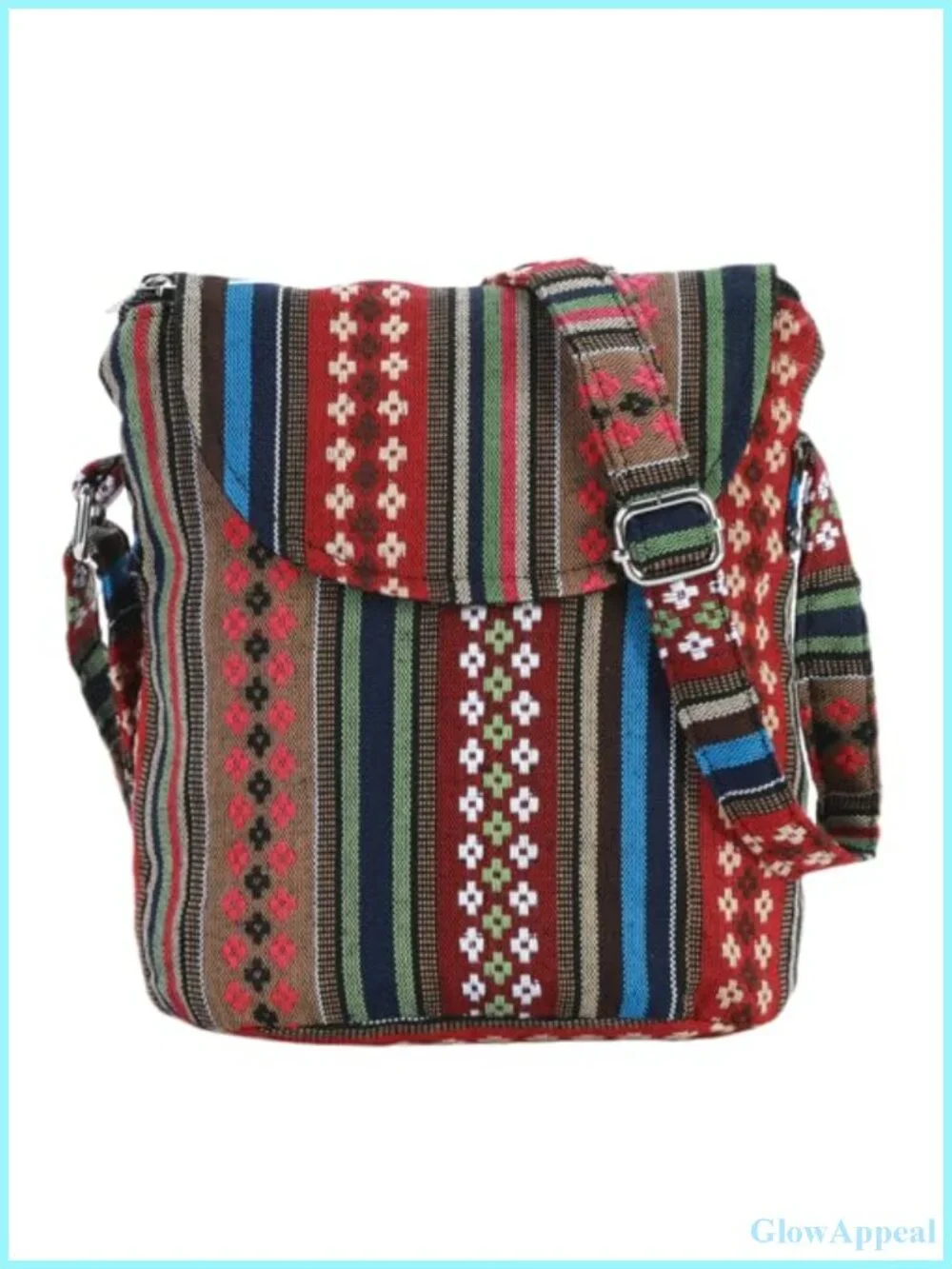 Denim Crossbody Bag Handmade Boho Hobo Travel Purse